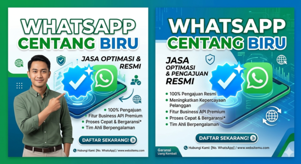 Jasa Optimasi & Pengajuan Verified Badge (Centang Biru) WhatsApp